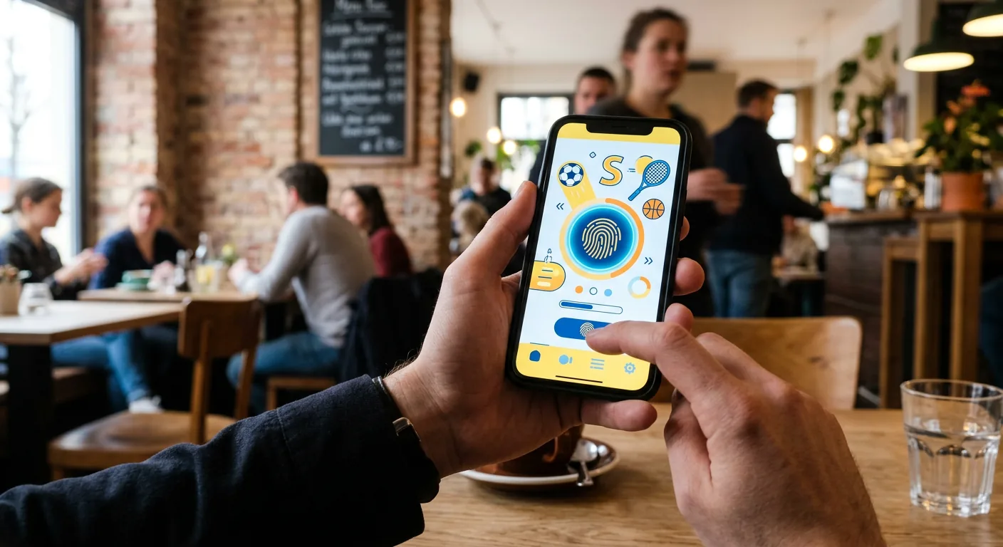 Tipico App Login mit Smartphone und biometrischer Anmeldung